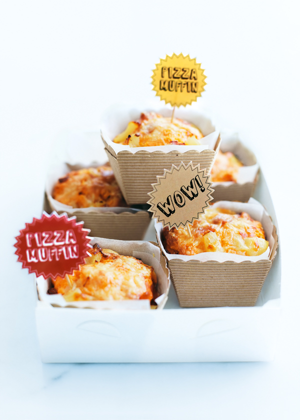 pizza muffins