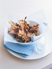 crunchy parsnip ribbons