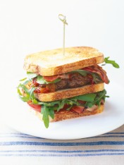 double bacon club sandwich