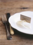 beeswax place-card holders