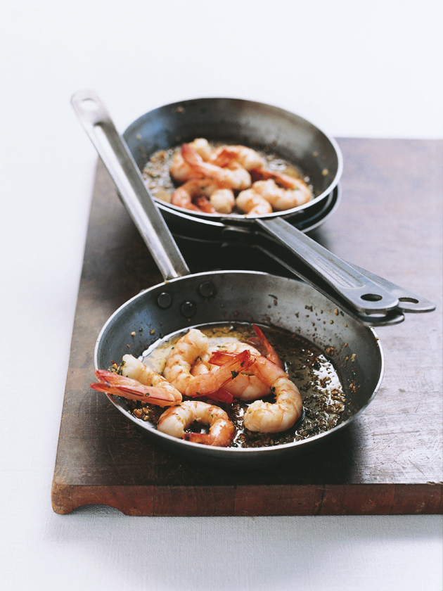 garlic prawns